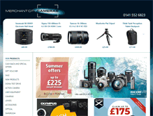 Tablet Screenshot of merchantcitycameras.com